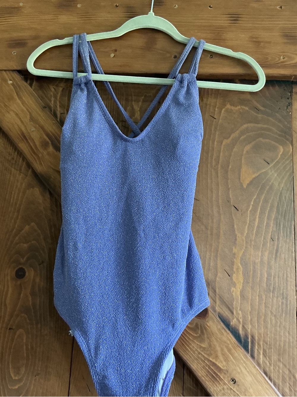 Cupshe Lavender One-Piece Swimsuit with Double Straps